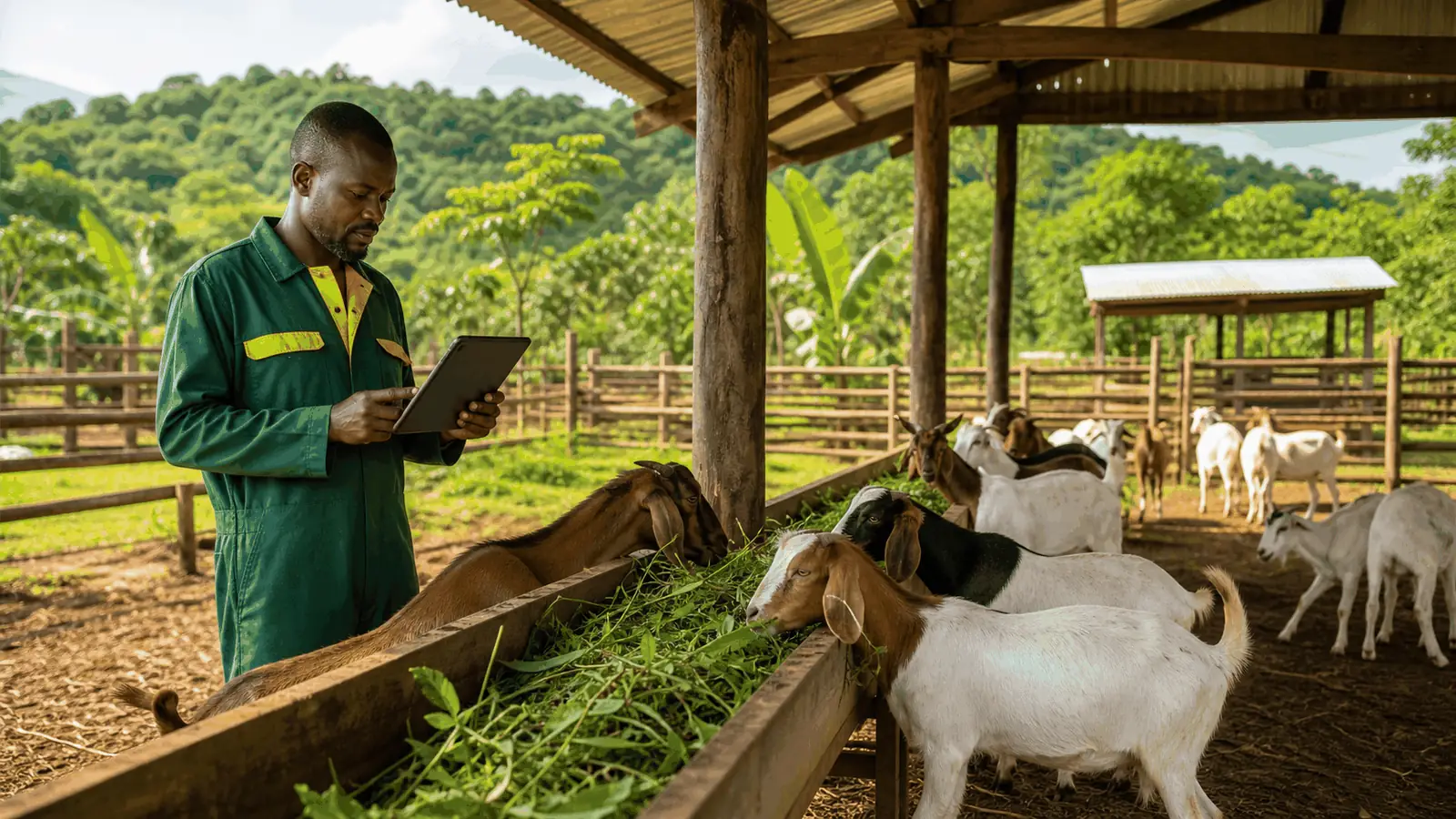 Elevage caprin suivi avec AgriBisso